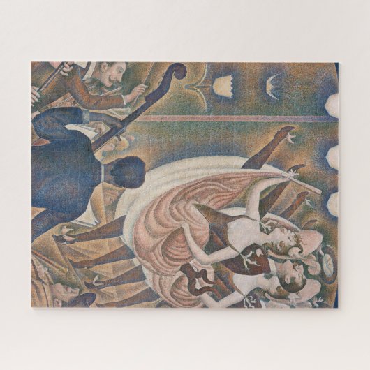 Die Can-can Seurat Neo Impressionist Pointillist Puzzle (Horizontal)