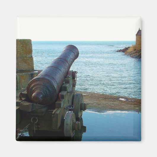 Die Canon Porthleven Cornwall England Magnet (Vorne)