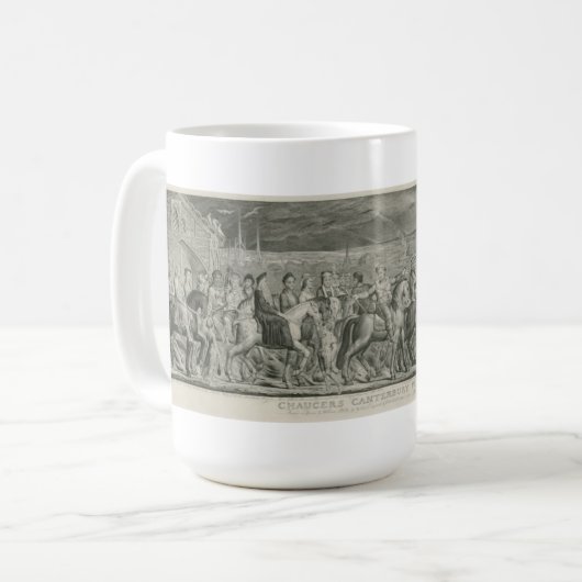 Die Canterbury-Geschichten Kaffeetasse (Vorderseite Links)