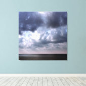 Die Canvas am Ende Leinwanddruck (Insitu (Holzboden))