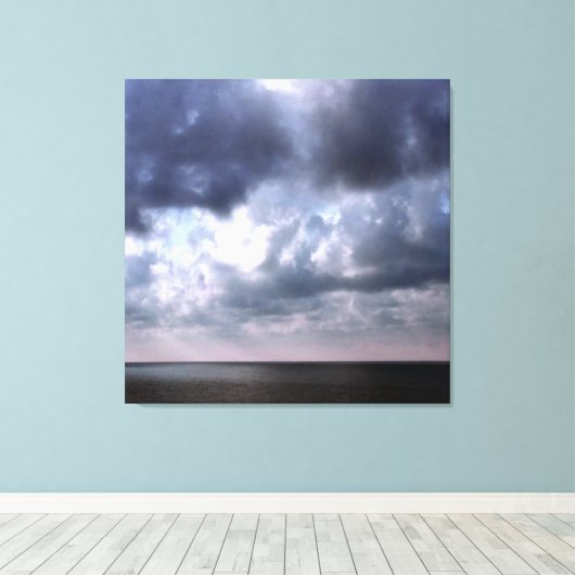 Die Canvas am Ende Leinwanddruck (Insitu (Holzboden))