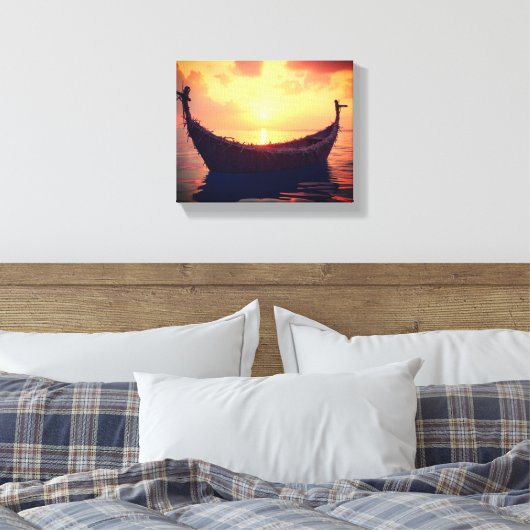Die Canvas am Meer Leinwanddruck (Insitu (Schlafzimmer))