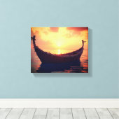 Die Canvas am Meer Leinwanddruck (Insitu (Holzboden))