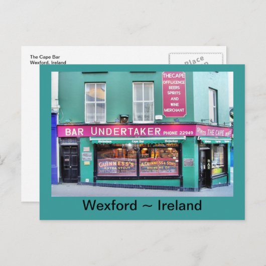 Die Cape Irish Pub Postcard Postkarte (Vorne/Hinten)