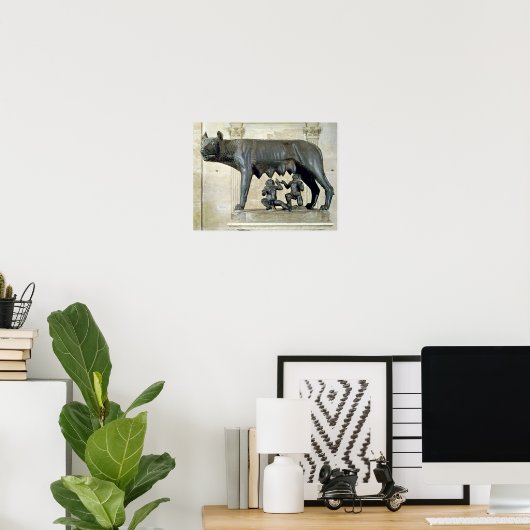 Die Capitoline She-Wolf Poster (Heimbüro)