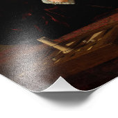 Die Cardsharps, 1595 von Caravaggio Fotodruck (Ecke)