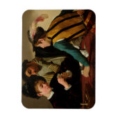 Die Cardsharps, 1595 von Caravaggio Magnet (Vertikal)