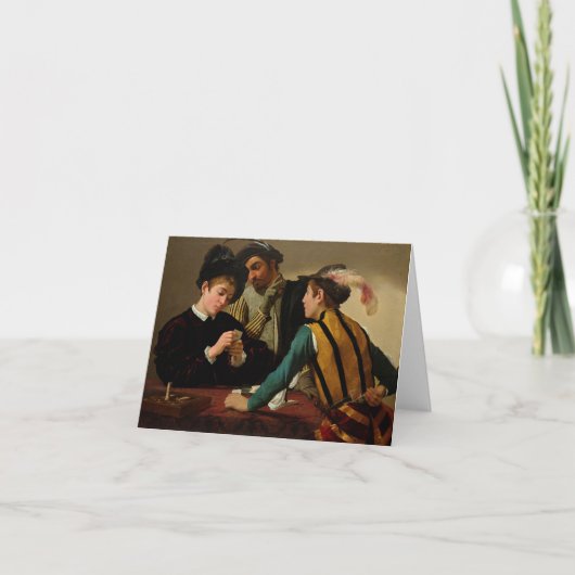 Die Cardspitzen von Caravaggio Dankeskarte (Vorderseite)