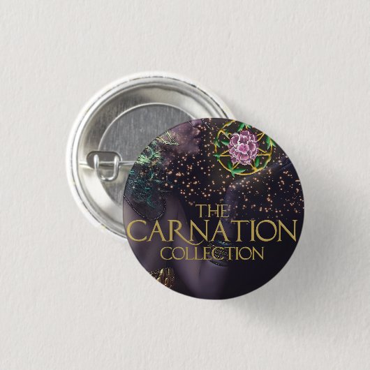 Die Carnation-Sammlung Button (Vorne & Hinten)