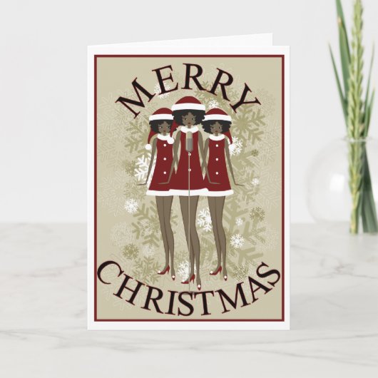 Die Carols Feiertagskarte (Vorderseite)