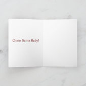 Die Carols Feiertagskarte (Innenseite)