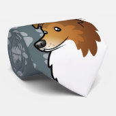 Die Cartoon-Shetlandinseln-Schäferhund/Collie Krawatte (Gerollt)