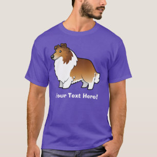 Die Cartoon-Shetlandinseln-Schäferhund/Collie T-Shirt