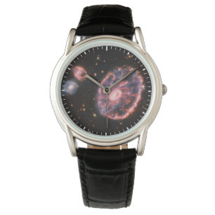 Die Cartwheel Galaxie und ihre Begleitgalaxien. Armbanduhr