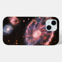 Die Cartwheel Galaxie und ihre Begleitgalaxien.
