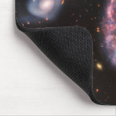 Die Cartwheel Galaxie und ihre Begleitgalaxien. Mousepad (Ecke)