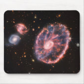 Die Cartwheel Galaxie und ihre Begleitgalaxien. Mousepad (Vorne)