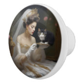 Die Cat Bride Keramikknauf (Rechts)