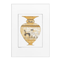 Die Cat Chariot Vase