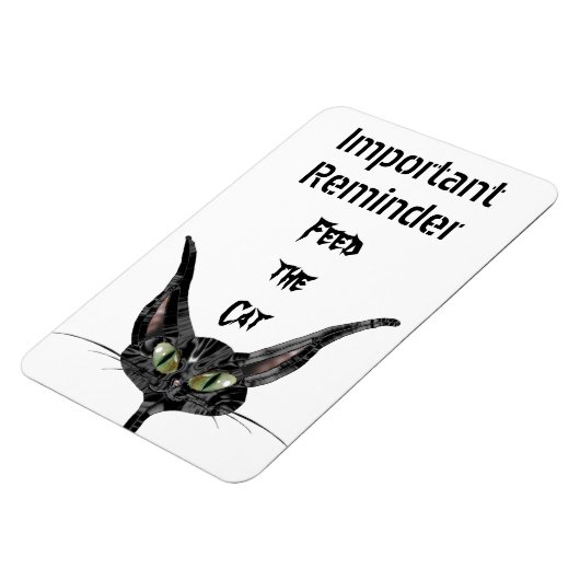 Die Cat-Erinnerung gefüttert Magnet (Linke Seite)