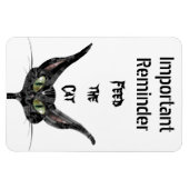 Die Cat-Erinnerung gefüttert Magnet (Horizontal)