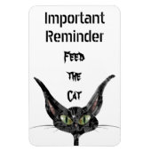 Die Cat-Erinnerung gefüttert Magnet (Vertikal)