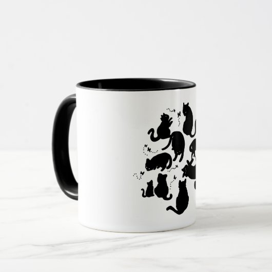 Die Cat Gang. Tasse (Vorderseite Links)