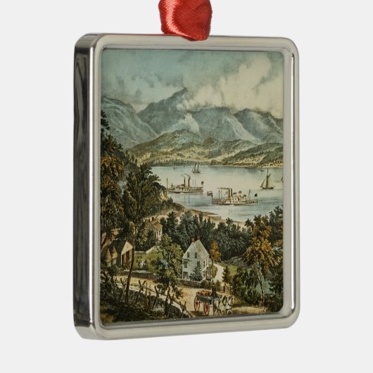 Die Catskill Berge Ornament Aus Metall (Rechts)