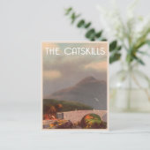 Die Catskill Mountains vintage Postkarte (Stehend Vorderseite)