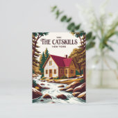 Die Catskills USA Postkarte (Stehend Vorderseite)