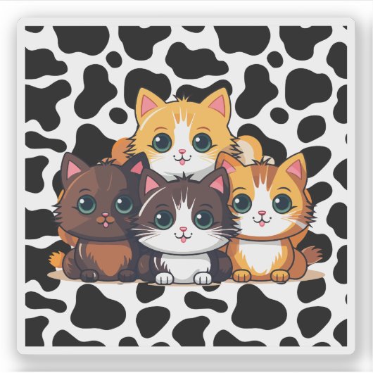 Die "CATtle" Aufkleber (Vorderseite)