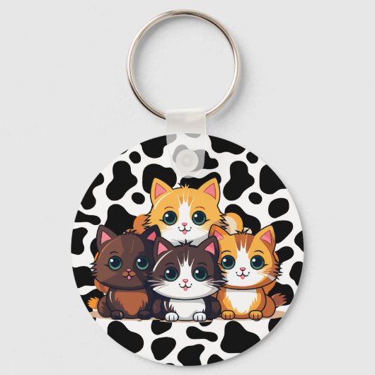 Die "CATtle" Schlüsselanhänger (Vorderseite)