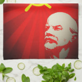 die cccp Sowjetunion kommunistisches rotes Lenin Handtuch (Gefaltet)