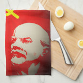 die cccp Sowjetunion kommunistisches rotes Lenin Handtuch (Viertel Falte)