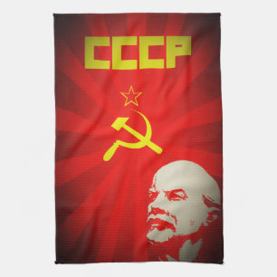 die cccp Sowjetunion kommunistisches rotes Lenin Handtuch