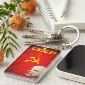 die cccp Sowjetunion kommunistisches rotes Lenin Schlüsselanhänger (Vorderseite rechts)