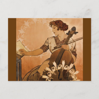 Die Cellist Postkarte