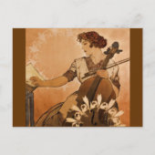 Die Cellist Postkarte (Vorderseite)