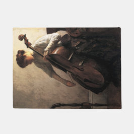 Die Cellist (von Joseph DeCamp) Fußmatte