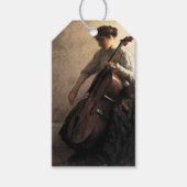Die Cellist (von Joseph DeCamp) Geschenkanhänger (Vorderseite)