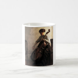 Die Cellist (von Joseph DeCamp) Kaffeetasse