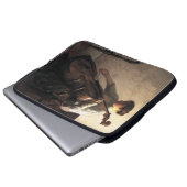 Die Cellist (von Joseph DeCamp) Laptopschutzhülle (Vorne Knopf)