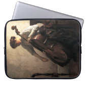 Die Cellist (von Joseph DeCamp) Laptopschutzhülle (Vorderseite)