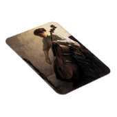 Die Cellist (von Joseph DeCamp) Magnet (Rechte Seite)