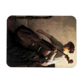 Die Cellist (von Joseph DeCamp) Magnet (Horizontal)