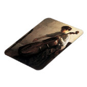 Die Cellist (von Joseph DeCamp) Magnet (Linke Seite)