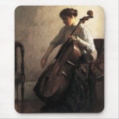 Die Cellist (von Joseph DeCamp) Mousepad (Vorne)