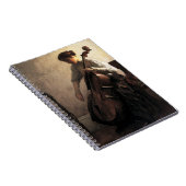 Die Cellist (von Joseph DeCamp) Notizblock (Rechte Seite)