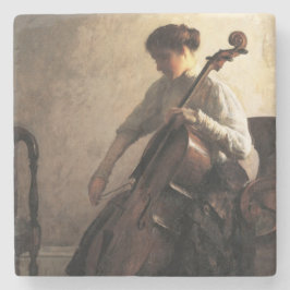Die Cellist (von Joseph DeCamp) Steinuntersetzer