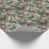 Die Cerulean Muse – Gothic Victorian Geschenkpapier (Ecke)